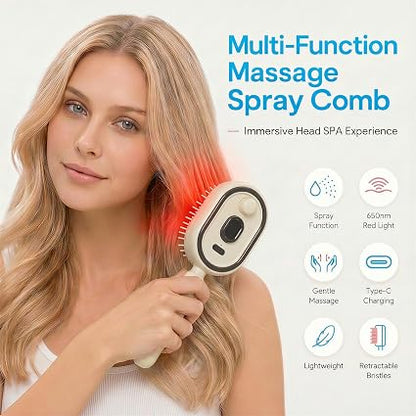 Electric Spray Retractable Air Cushion Comb