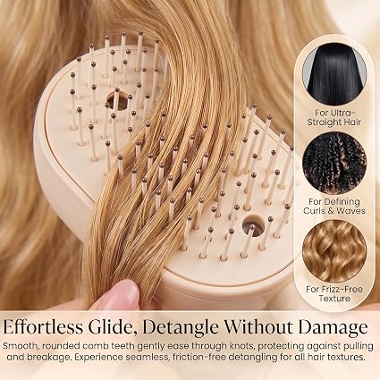 Electric Spray Retractable Air Cushion Comb