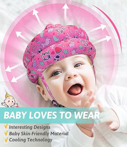 👶 360° PREMIUM BABY HEAD PROTECTOR / Protect Your Baby's Head During Crawling & First Steps