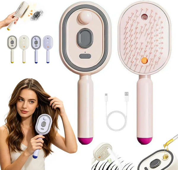 Electric Spray Retractable Air Cushion Comb