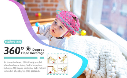 👶 360° PREMIUM BABY HEAD PROTECTOR / Protect Your Baby's Head During Crawling & First Steps