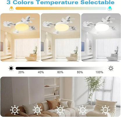 2026 New E27 Socket Ceiling Fan Light  2-in-1 Fan Light