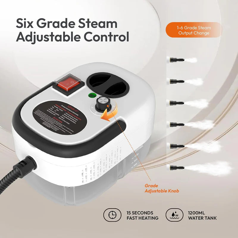 ♨️ 15-Second High-Pressure Multi-Surface Steam Cleaner
